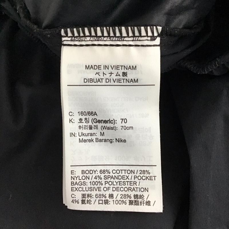ナイキ NIKE パンツ ワークパンツ、ペインターパンツ ワークパンツ ワイドパンツ カジュアルパンツ M 無地 黒 / ブラック / black メンズ USED 古着 中古 10157136