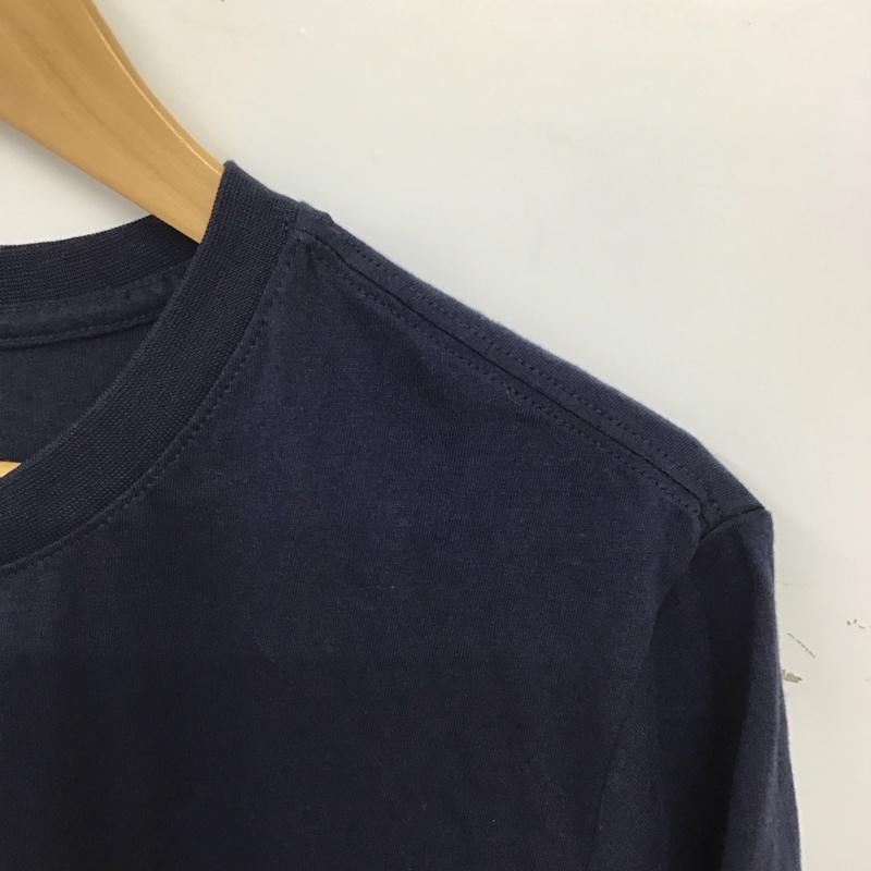 ナイキ NIKE Tシャツ 半袖 半袖カットソー プリントTシャツ クルーネックカットソー M ロゴ、文字 紺 / ネイビー / navy メンズ USED 古着 中古 10157138