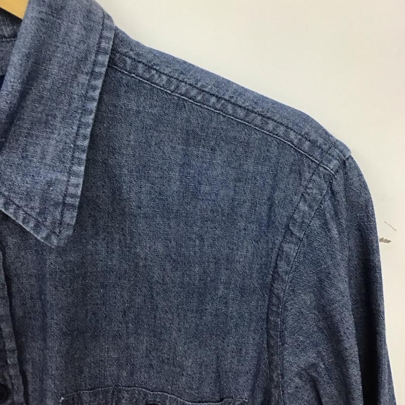 ポロラルフローレン POLO RALPH LAUREN シャツ、ブラウス 長袖 長袖シャツ 無地シャツ カラーシャツ M 無地 インディゴ / インディゴ / Indigo メンズ USED 古着 中古 10157139