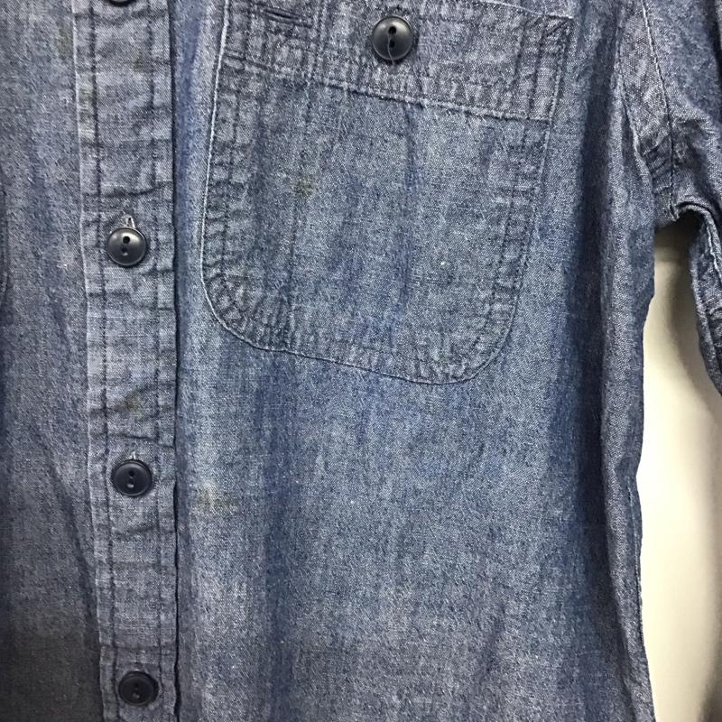 ポロラルフローレン POLO RALPH LAUREN シャツ、ブラウス 長袖 長袖シャツ 無地シャツ カラーシャツ M 無地 インディゴ / インディゴ / Indigo メンズ USED 古着 中古 10157139