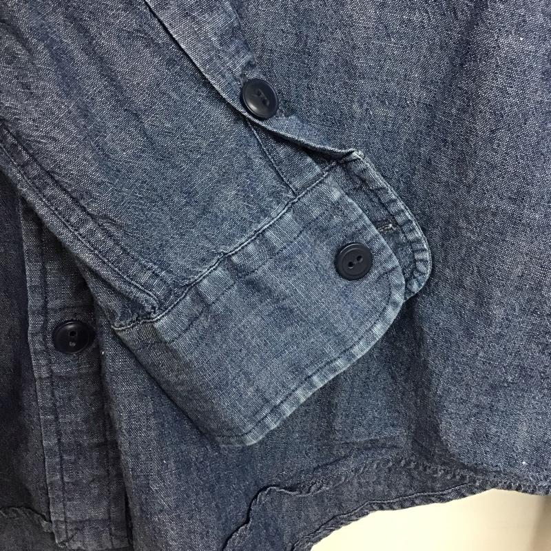 ポロラルフローレン POLO RALPH LAUREN シャツ、ブラウス 長袖 長袖シャツ 無地シャツ カラーシャツ M 無地 インディゴ / インディゴ / Indigo メンズ USED 古着 中古 10157139