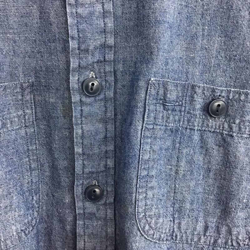 ポロラルフローレン POLO RALPH LAUREN シャツ、ブラウス 長袖 長袖シャツ 無地シャツ カラーシャツ M 無地 インディゴ / インディゴ / Indigo メンズ USED 古着 中古 10157139