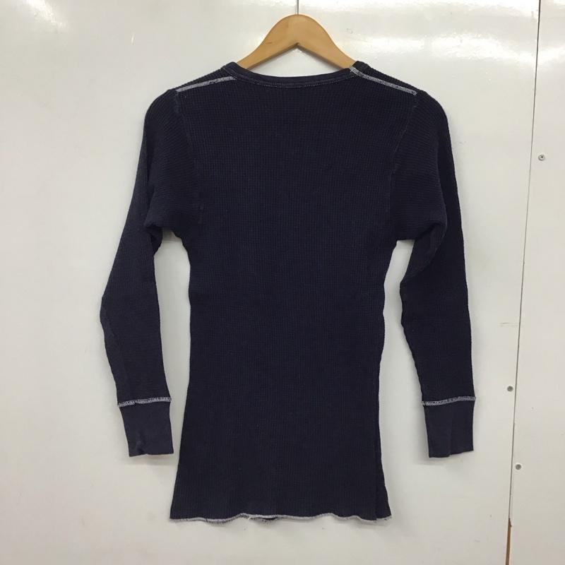 モルガン MORGAN カットソー 長袖 長袖カットソー ワッフル M 無地 紺 / ネイビー / navy メンズ USED 古着 中古 10157140