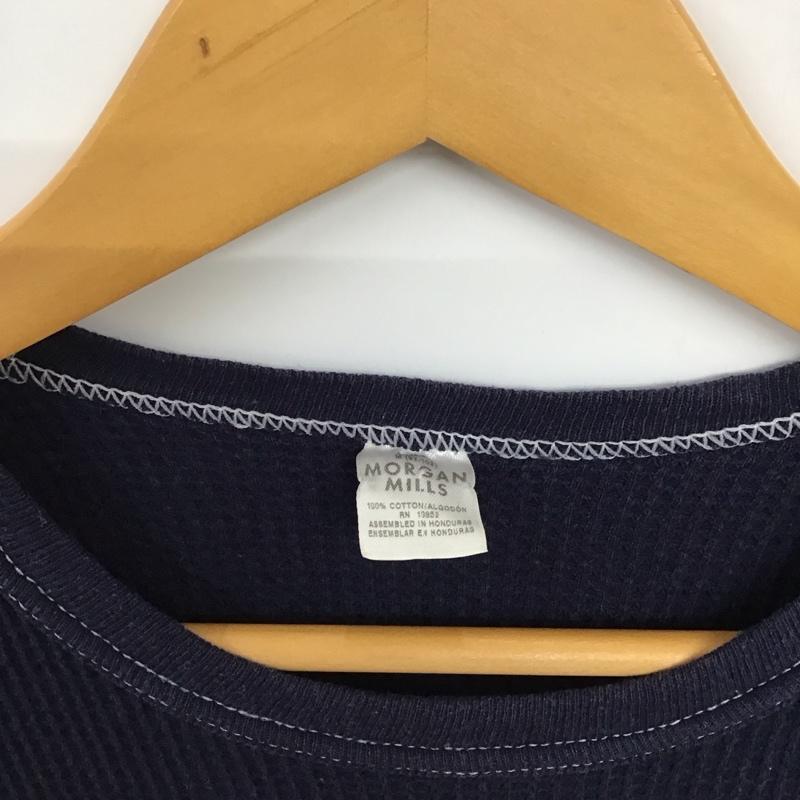 モルガン MORGAN カットソー 長袖 長袖カットソー ワッフル M 無地 紺 / ネイビー / navy メンズ USED 古着 中古 10157140
