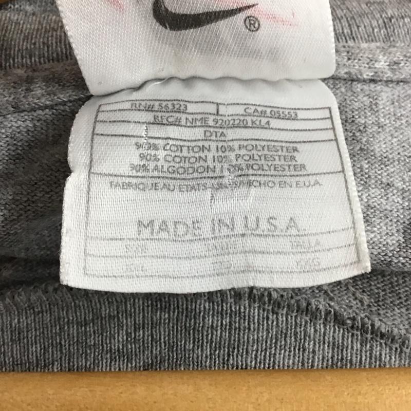 ナイキ NIKE Tシャツ 半袖 半袖カットソー プリントTシャツ クルーネックカットソー XXL ロゴ、文字 灰 / グレー / gray メンズ USED 古着 中古 10157141