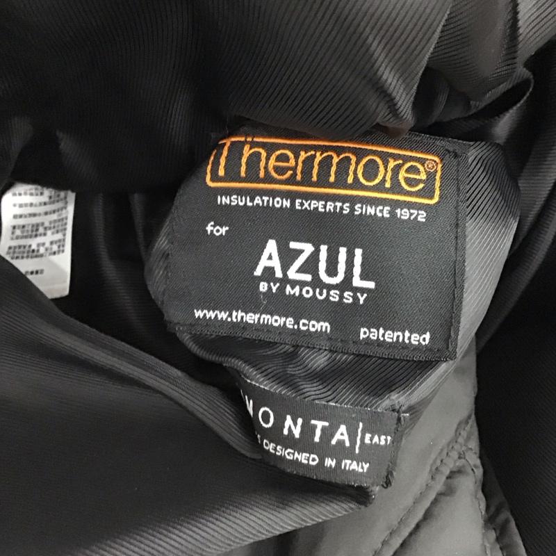 アズールバイマウジー AZUL BY MOUSSY ジャケット、上着 ジャンパー、ブルゾン 250CAS30-167I リモンタサーモアショートブルゾン S 無地 黒 / ブラック / black レディース USED 古着 中古 10157144