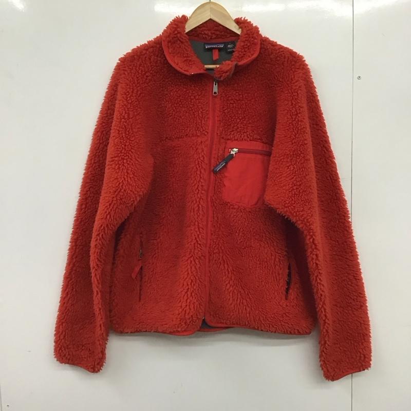 パタゴニア patagonia ジャケット、上着 ジャンパー、ブルゾン クラシックレトロカーディガン フリースジャケット L 無地 赤 / レッド / red メンズ USED 古着 中古 10157146