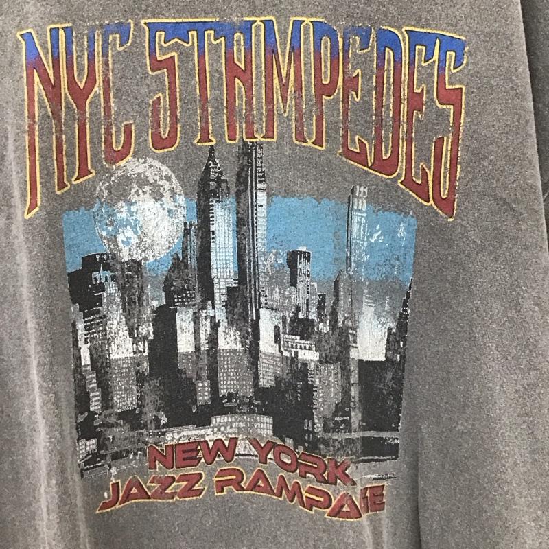 ジャバ Java Tシャツ 半袖 半袖カットソー プリントTシャツ クルーネックカットソー M プリント ダークグレー / ダークグレー / メンズ USED 古着 中古 10157148