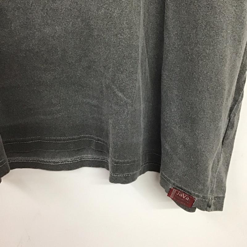 ジャバ Java Tシャツ 半袖 半袖カットソー プリントTシャツ クルーネックカットソー M プリント ダークグレー / ダークグレー / メンズ USED 古着 中古 10157148