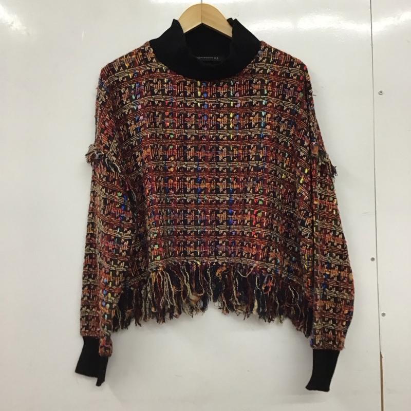 ザラウーマン ZARA WOMAN カットソー 長袖 M  マルチカラー / マルチカラー / multicolor レディース USED 古着 中古 10157150