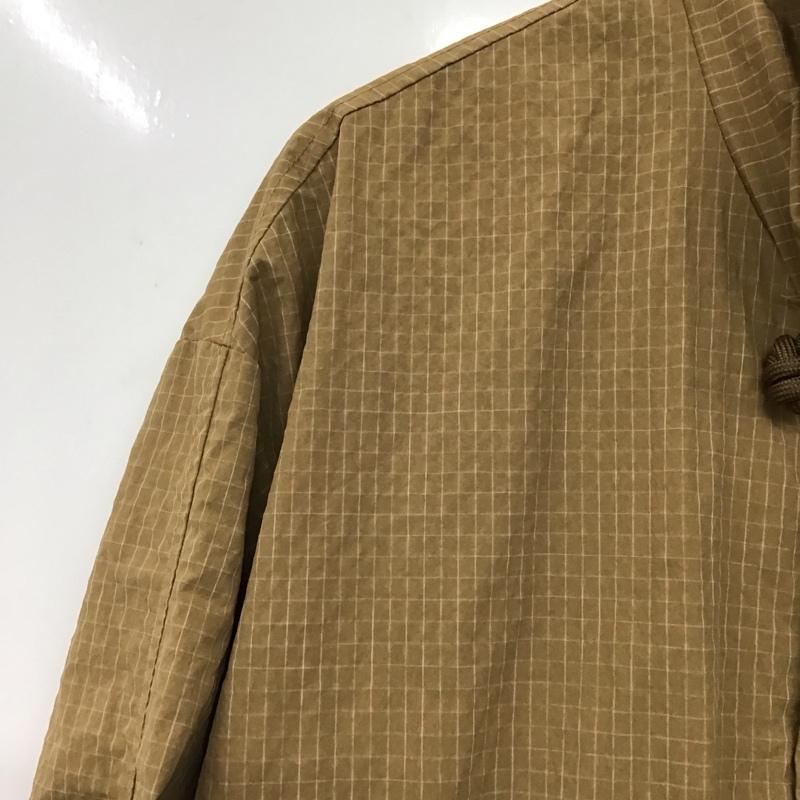 ザラ ZARA ジャケット、上着 ジャンパー、ブルゾン ジップアップジャケット ナイロンジャケット アウター M チェック ベージュ / ベージュ / beige メンズ USED 古着 中古 10157153