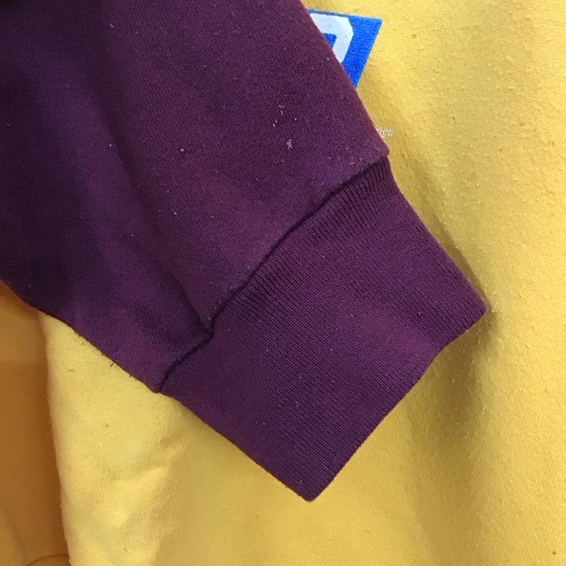 古着 USED トレーナー 長袖 長袖トレーナー スウェット クルーネック プルオーバー L ロゴ、文字 黄 / イエロー / yellow メンズ USED 古着 中古 10157156