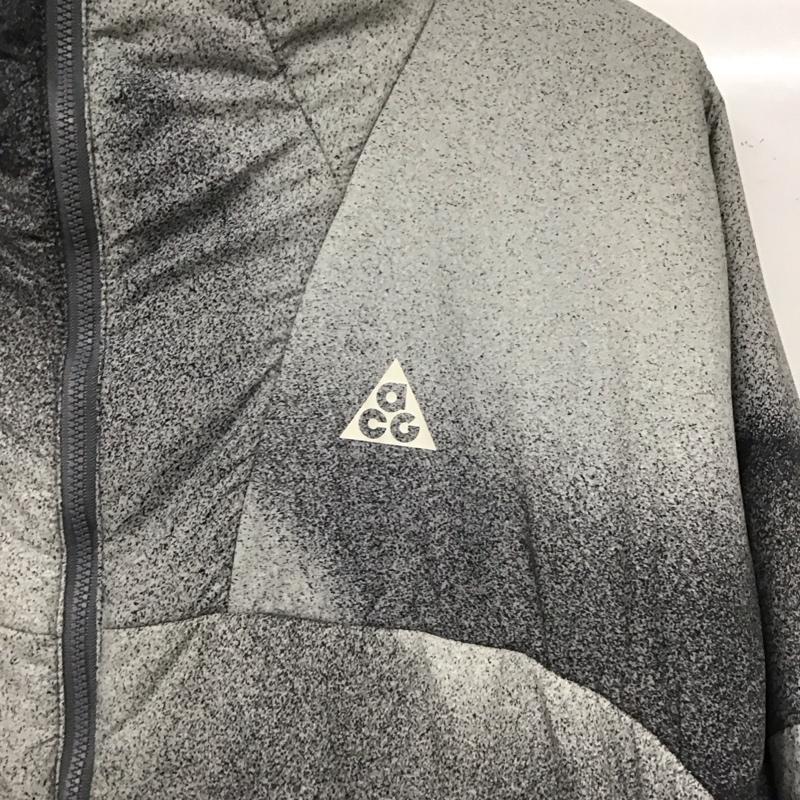ナイキ エィシージー NIKE ACG ジャケット、上着 ジャンパー、ブルゾン ジップアップジャケット ダウンジャケット アウター L プリント 灰 / グレー / gray メンズ USED 古着 中古 10157157