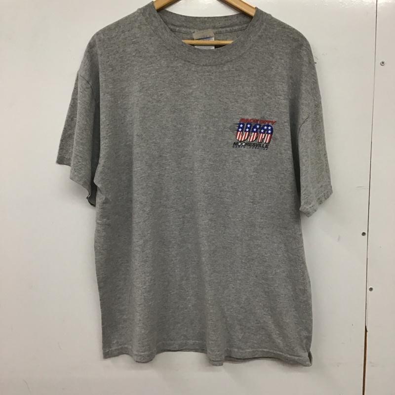 古着 USED Tシャツ 半袖 半袖カットソー プリントTシャツ クルーネックカットソー L プリント 灰 / グレー / gray メンズ USED 古着 中古 10157158