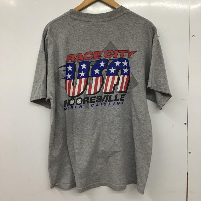 古着 USED Tシャツ 半袖 半袖カットソー プリントTシャツ クルーネックカットソー L プリント 灰 / グレー / gray メンズ USED 古着 中古 10157158