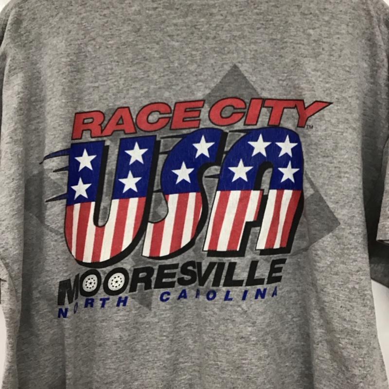 古着 USED Tシャツ 半袖 半袖カットソー プリントTシャツ クルーネックカットソー L プリント 灰 / グレー / gray メンズ USED 古着 中古 10157158