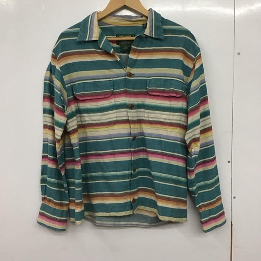 ラルフローレン RALPHLAUREN シャツ、ブラウス 長袖 長袖シャツ プリントシャツ カラーシャツ M ボーダー柄 マルチカラー / マルチカラー / multicolor メンズ USED 古着 中古 10157159
