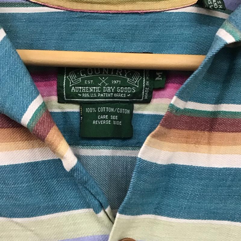 ラルフローレン RALPHLAUREN シャツ、ブラウス 長袖 長袖シャツ プリントシャツ カラーシャツ M ボーダー柄 マルチカラー / マルチカラー / multicolor メンズ USED 古着 中古 10157159