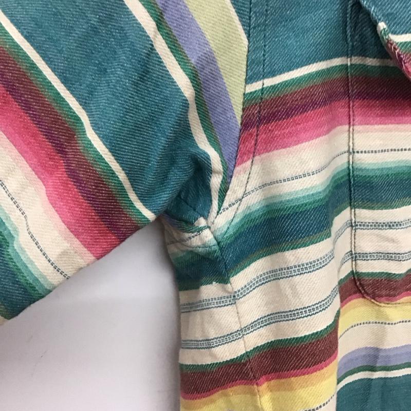 ラルフローレン RALPHLAUREN シャツ、ブラウス 長袖 長袖シャツ プリントシャツ カラーシャツ M ボーダー柄 マルチカラー / マルチカラー / multicolor メンズ USED 古着 中古 10157159