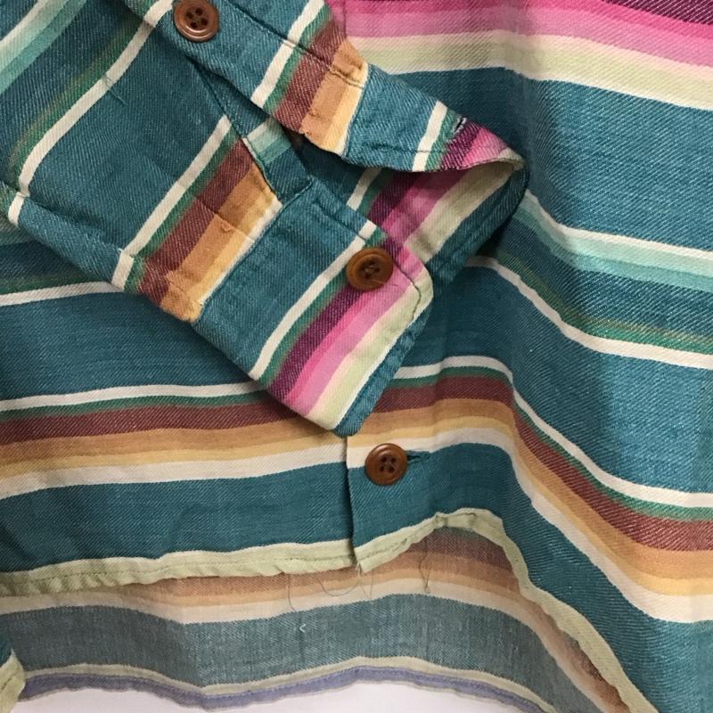 ラルフローレン RALPHLAUREN シャツ、ブラウス 長袖 長袖シャツ プリントシャツ カラーシャツ M ボーダー柄 マルチカラー / マルチカラー / multicolor メンズ USED 古着 中古 10157159