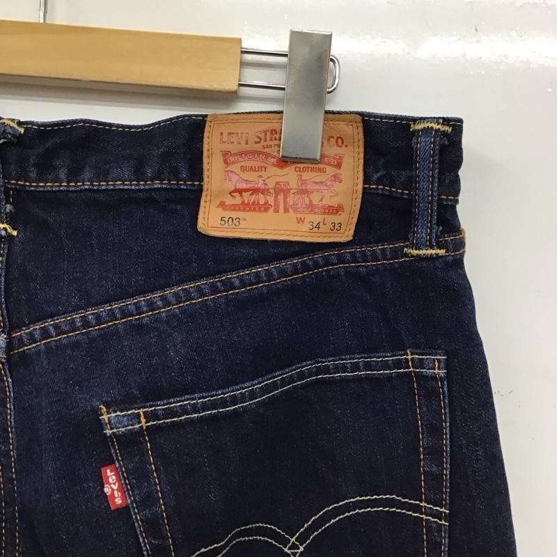 リーバイストラウスアンドコー Levi Strauss & co. パンツ デニム、ジーンズ デニムパンツ ハーフパンツ ショートパンツ 34 無地 インディゴ / インディゴ / Indigo メンズ USED 古着 中古 10157160