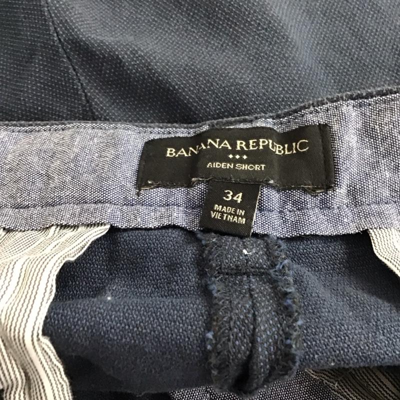 バナナリパブリック BANANA REPUBLIC パンツ ショートパンツ ショートパンツ ハーフパンツ カジュアルパンツ 34 無地 紺 / ネイビー / navy メンズ USED 古着 中古 10157161