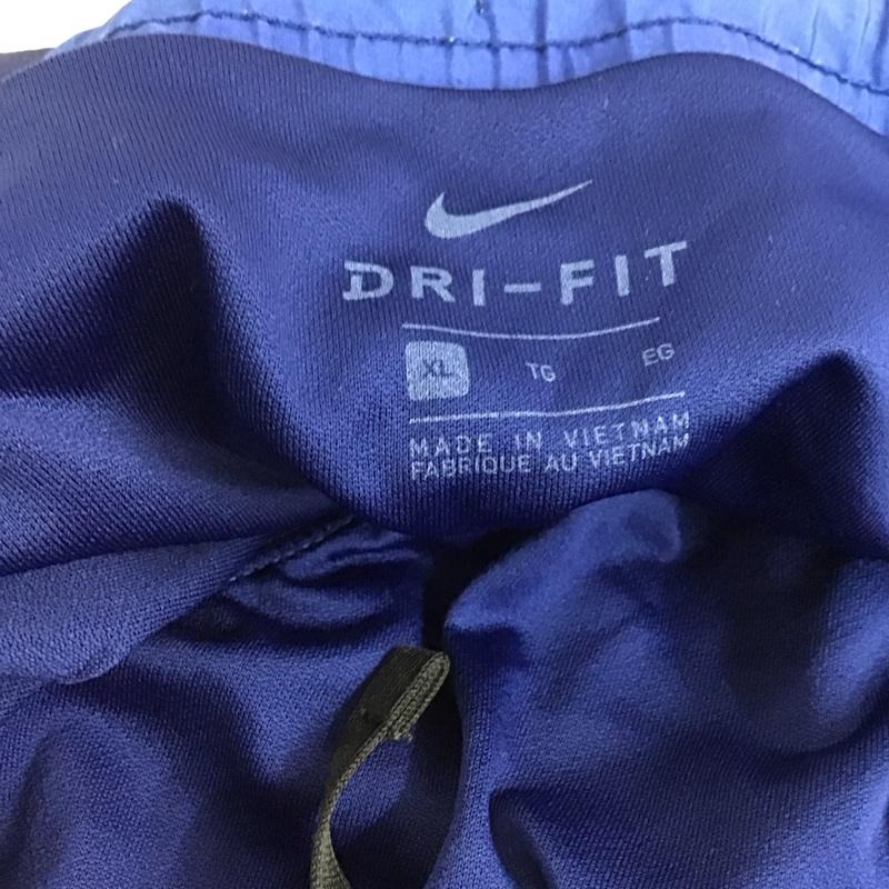ナイキ NIKE パンツ ショートパンツ ショートパンツ ハーフパンツ カジュアルパンツ XL ロゴ、文字 青 / ブルー / blue メンズ USED 古着 中古 10157162