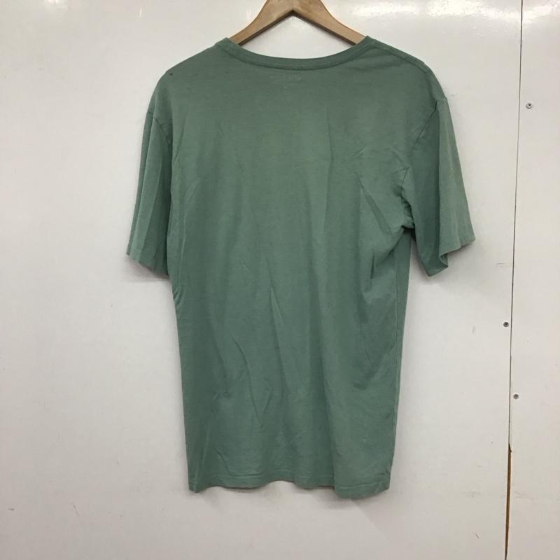 バートン BURTON Tシャツ 半袖 半袖カットソー プリントTシャツ クルーネックカットソー M ロゴ、文字 緑 / グリーン / green メンズ USED 古着 中古 10157172