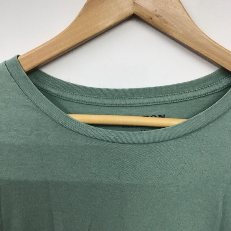 バートン BURTON Tシャツ 半袖 半袖カットソー プリントTシャツ クルーネックカットソー M ロゴ、文字 緑 / グリーン / green メンズ USED 古着 中古 10157172