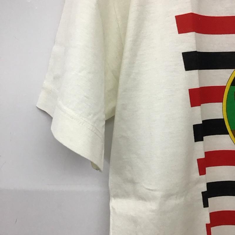 セリーヌ CELINE ポロシャツ 半袖 半袖ポロシャツ カラーシャツ 半袖カットソー S プリント アイボリー / アイボリー / メンズ USED 古着 中古 10157176