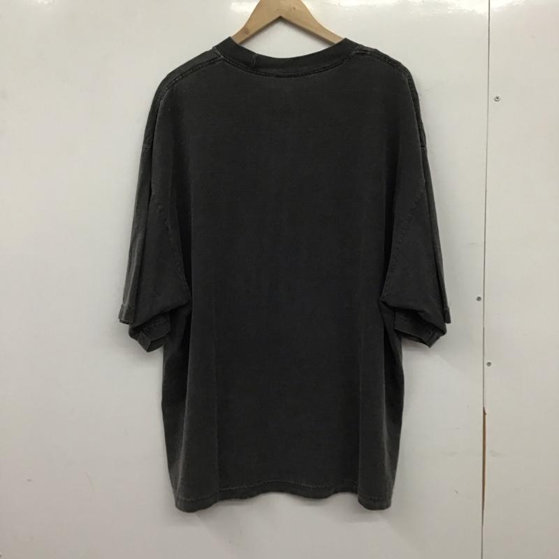 イズネス ミュージック ISNESS MUSIC Tシャツ 半袖 半袖カットソー プリントTシャツ クルーネックカットソー L ロゴ、文字 ダークグレー / ダークグレー / メンズ USED 古着 中古 10157177
