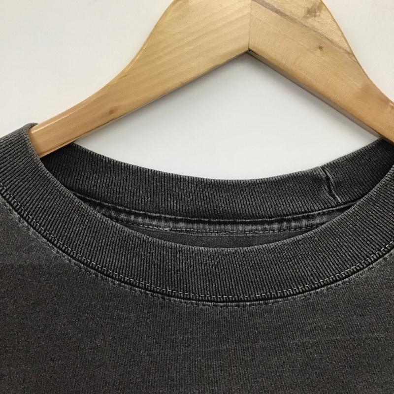 イズネス ミュージック ISNESS MUSIC Tシャツ 半袖 半袖カットソー プリントTシャツ クルーネックカットソー L ロゴ、文字 ダークグレー / ダークグレー / メンズ USED 古着 中古 10157177