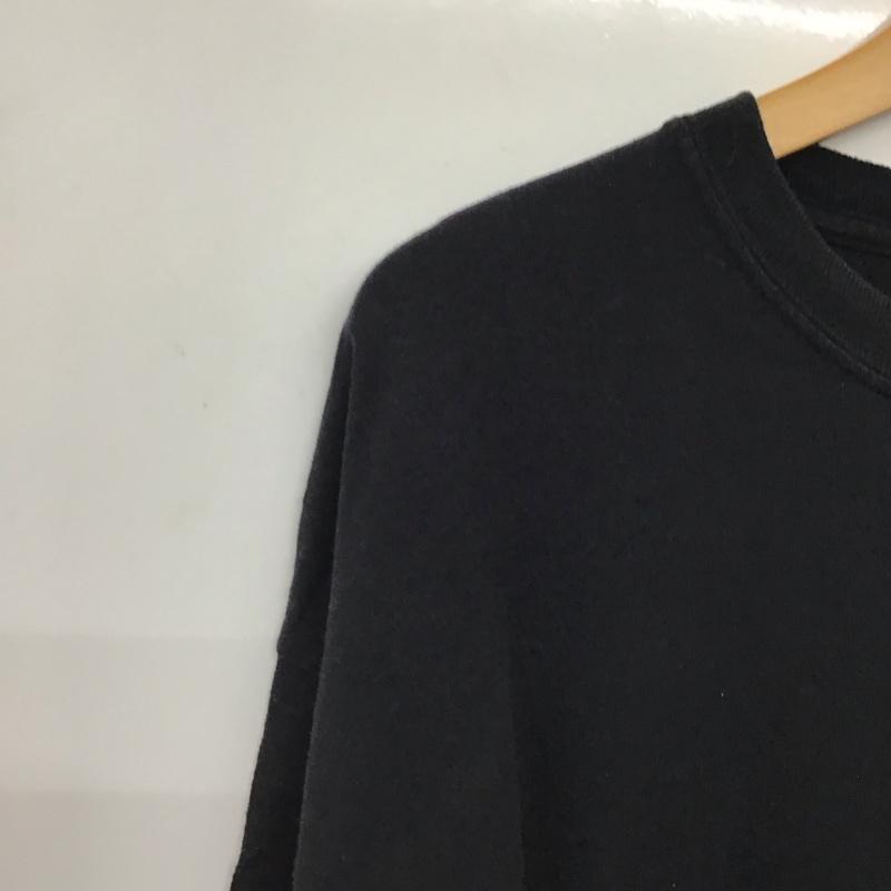 アンチドートバイヤーズクラブ ANTIDOTE BUYERS CLUB カットソー 長袖 長袖カットソー プリントカットソー クルーネック XL ロゴ、文字 黒 / ブラック / black メンズ USED 古着 中古 10157178