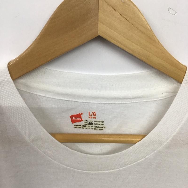 セタガヤベース 世田谷ベース Tシャツ 半袖 半袖カットソー プリントTシャツ クルーネックカットソー L プリント 白 / ホワイト / white メンズ USED 古着 中古 10157179