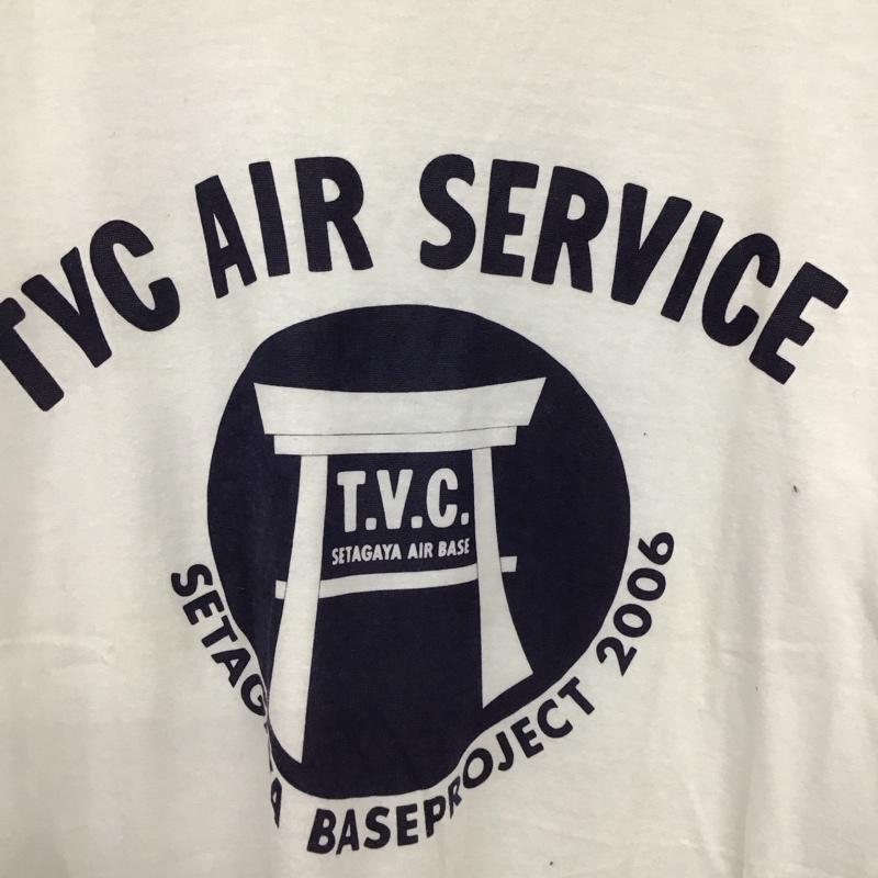 セタガヤベース 世田谷ベース Tシャツ 半袖 半袖カットソー プリントTシャツ クルーネックカットソー L プリント 白 / ホワイト / white メンズ USED 古着 中古 10157179