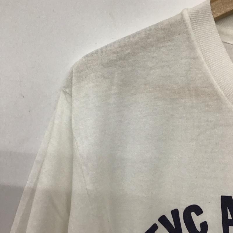 セタガヤベース 世田谷ベース Tシャツ 半袖 半袖カットソー プリントTシャツ クルーネックカットソー L プリント 白 / ホワイト / white メンズ USED 古着 中古 10157179