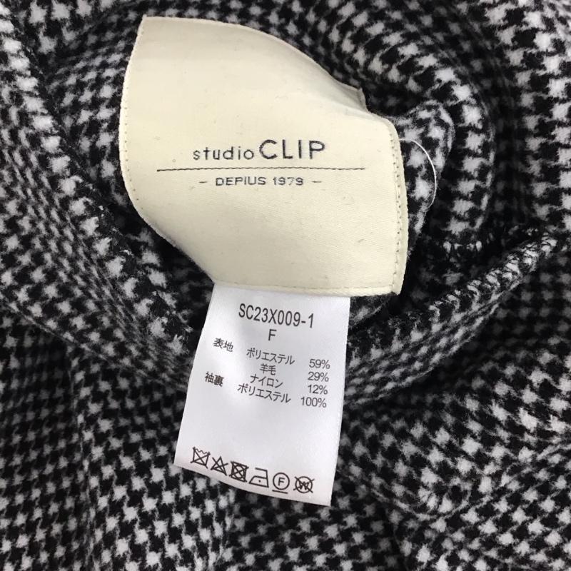 スタディオクリップ studio CLIP コート コート一般 FREE チェック マルチカラー / マルチカラー / multicolor レディース USED 古着 中古 10157181