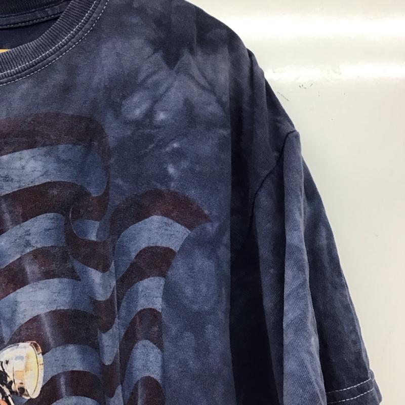 古着 USED Tシャツ 半袖 半袖カットソー プリントTシャツ クルーネックカットソー M プリント 紺 / ネイビー / navy メンズ USED 古着 中古 10157183