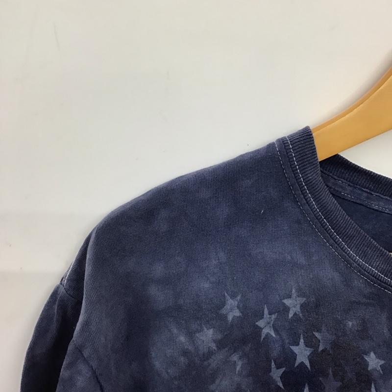 古着 USED Tシャツ 半袖 半袖カットソー プリントTシャツ クルーネックカットソー M プリント 紺 / ネイビー / navy メンズ USED 古着 中古 10157183