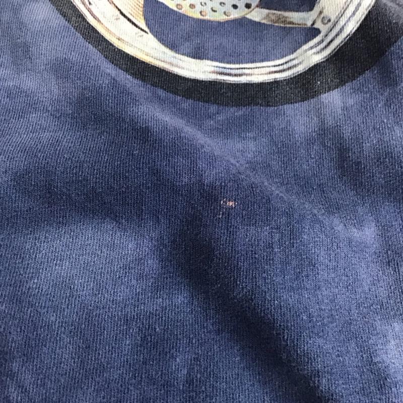 古着 USED Tシャツ 半袖 半袖カットソー プリントTシャツ クルーネックカットソー M プリント 紺 / ネイビー / navy メンズ USED 古着 中古 10157183