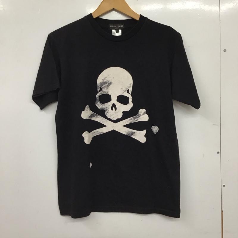 マスターマインド mastermind JAPAN Tシャツ 半袖 半袖カットソー プリントTシャツ クルーネックカットソー L プリント 黒 / ブラック / black メンズ USED 古着 中古 10157185