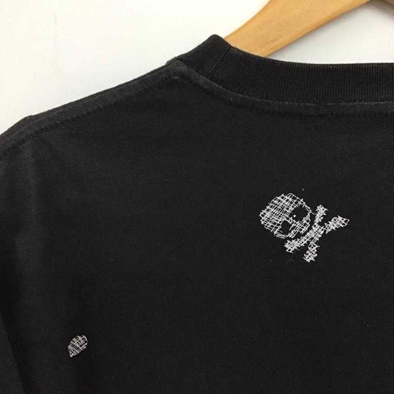 マスターマインド mastermind JAPAN Tシャツ 半袖 半袖カットソー プリントTシャツ クルーネックカットソー L プリント 黒 / ブラック / black メンズ USED 古着 中古 10157185
