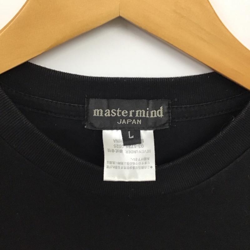 マスターマインド mastermind JAPAN Tシャツ 半袖 半袖カットソー プリントTシャツ クルーネックカットソー L プリント 黒 / ブラック / black メンズ USED 古着 中古 10157185