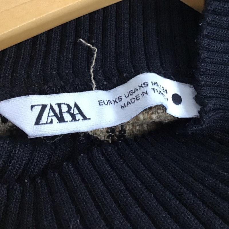 ザラ ZARA カットソー 長袖 XS チェック マルチカラー / マルチカラー / multicolor レディース USED 古着 中古 10157186