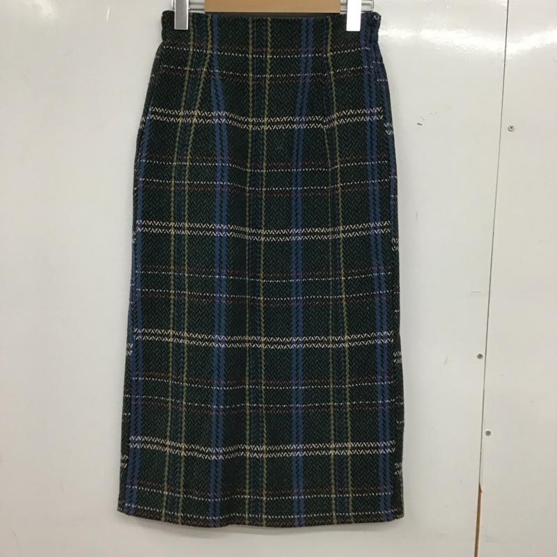 オリーブデオリーブ OLIVE des OLIVE スカート ロングスカート M チェック マルチカラー / マルチカラー / multicolor レディース USED 古着 中古 10157187