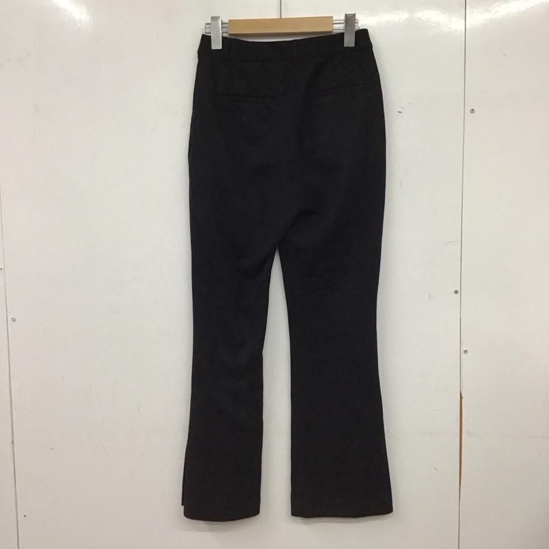 ジーナシス JEANASIS パンツ スラックス JS050505TS ヌバックライクフレアパンツ S 無地 黒 / ブラック / black レディース USED 古着 中古 10157189