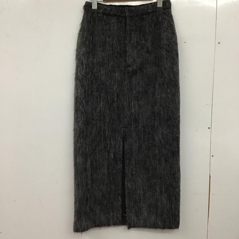 ジーナシス JEANASIS スカート ロングスカート JS050798MC シャギーウールナロースカート M 無地 灰 / グレー / gray レディース USED 古着 中古 10157194