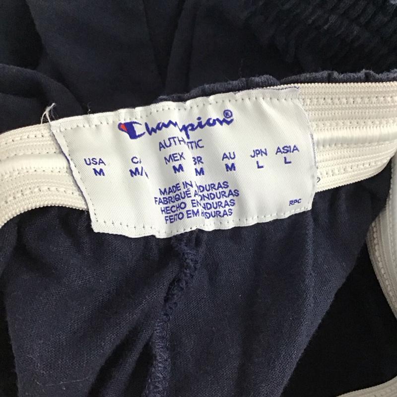 チャンピオン Champion パンツ ショートパンツ ショートパンツ ハーフパンツ カジュアルパンツ L ロゴ、文字 紺 / ネイビー / navy メンズ USED 古着 中古 10157195