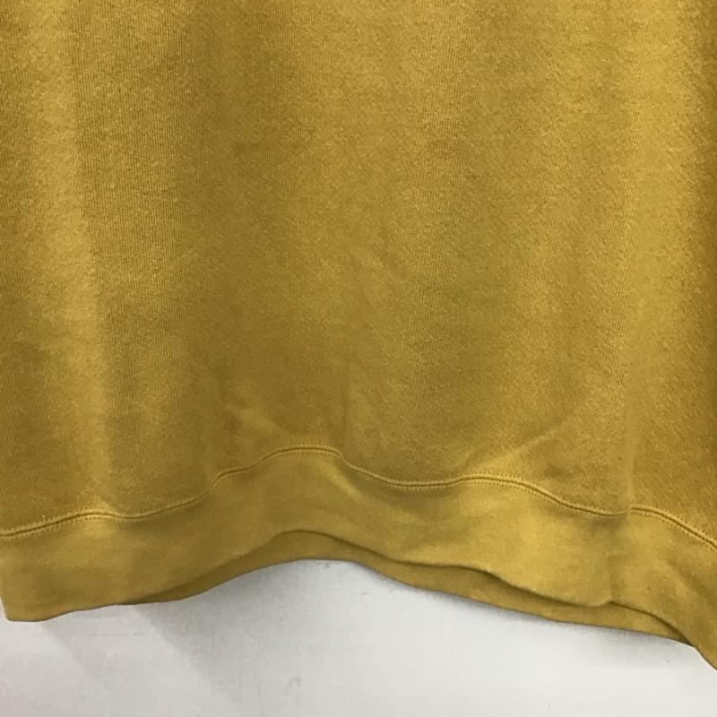古着 USED トレーナー 長袖 長袖トレーナー スウェット クルーネック プルオーバー ロゴ、文字 黄 / イエロー / yellow メンズ USED 古着 中古 10157199