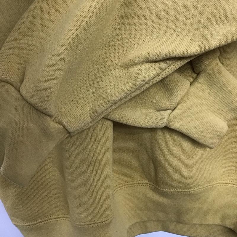 古着 USED トレーナー 長袖 長袖トレーナー スウェット クルーネック プルオーバー ロゴ、文字 黄 / イエロー / yellow メンズ USED 古着 中古 10157199